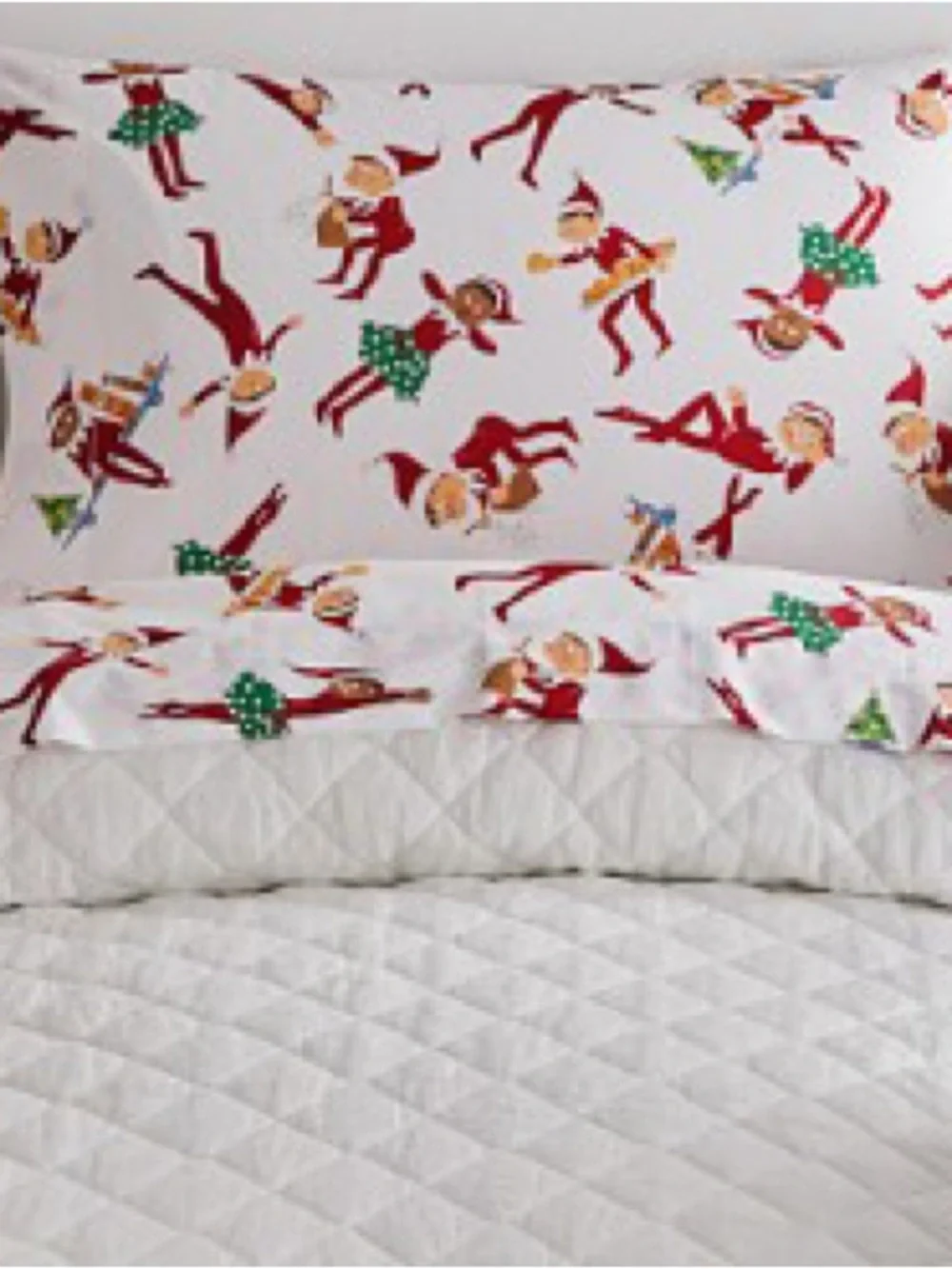 Pottery Barn Kids Elf On The Shelf Sheet Set (Full)